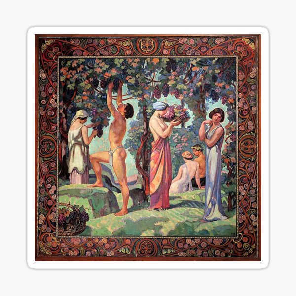 Item preview, Grape Harvest Tapestry designed and sold by tomorrowsart.