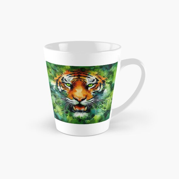 Item preview, Tiger peeing through the jungle designed and sold by laser1064.