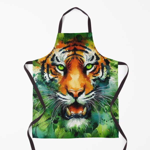 Item preview, Tiger peeing through the jungle designed and sold by laser1064.