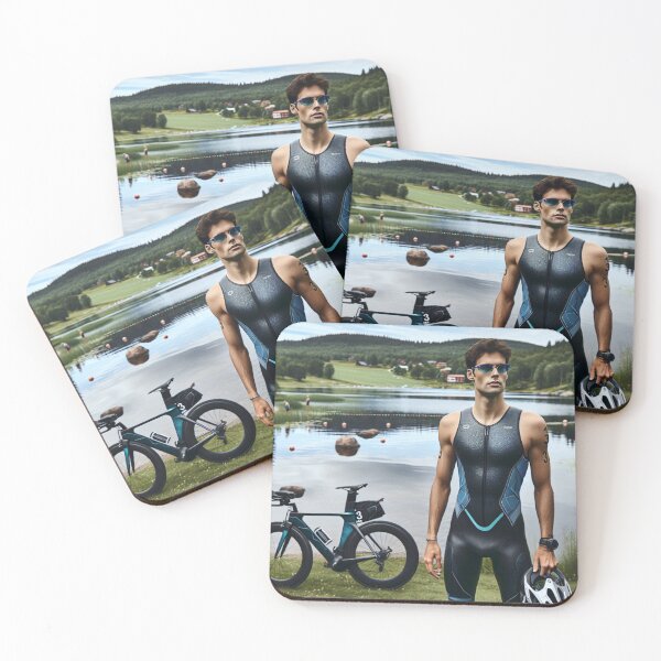 Item preview, Conquer the Mountains, Own the Race designed and sold by Triathlongram.