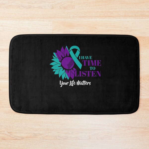 Item preview, I Have Time to Listen Suicide Prevention Awareness Mental Sunflower designed and sold by Dressed For  Duty.