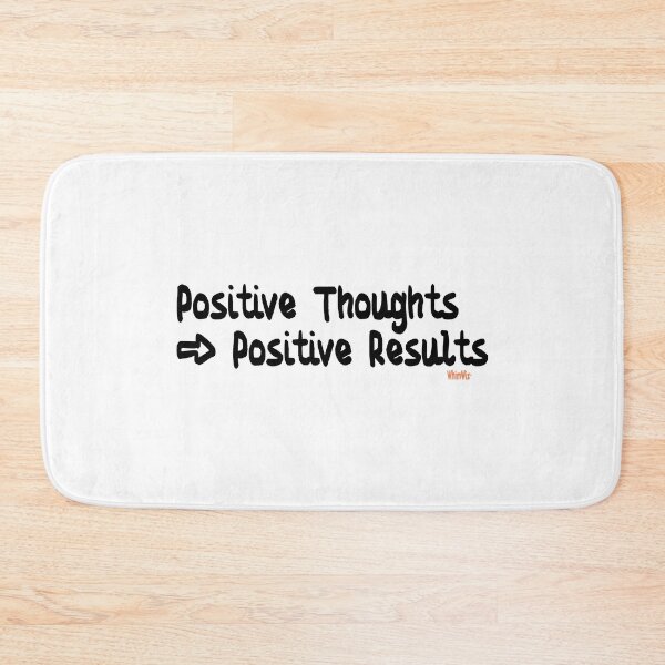 Item preview, Positive Thoughts - Inspirational Quote Design designed and sold by WhimWiz.