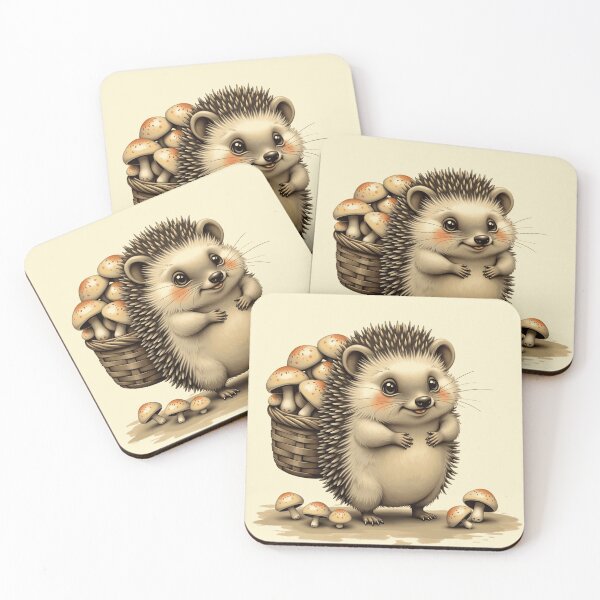 Item preview, hedgehog mushroom - Hedgehog Home designed and sold by singhuz.