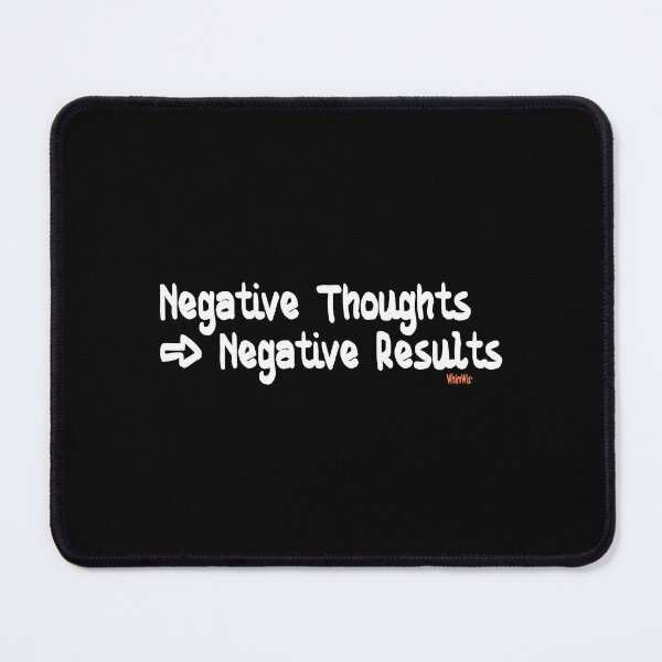 Item preview, Negative Thoughts - Inspirational Quote designed and sold by WhimWiz.