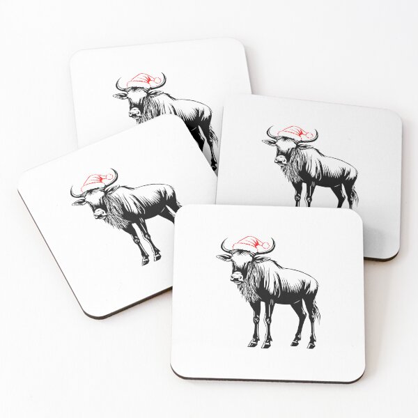 Item preview, Jolly Wildebeest Christmas designed and sold by JollyCritters.