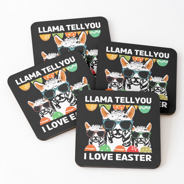 Item preview, Llama Tell You I Love Easter Funny Cute Llama Design designed and sold by Dmetalx Art Apparel.