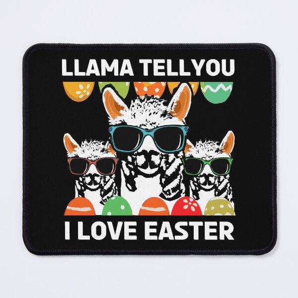 Item preview, Llama Tell You I Love Easter Funny Cute Llama Design designed and sold by Dmetalx Art Apparel.