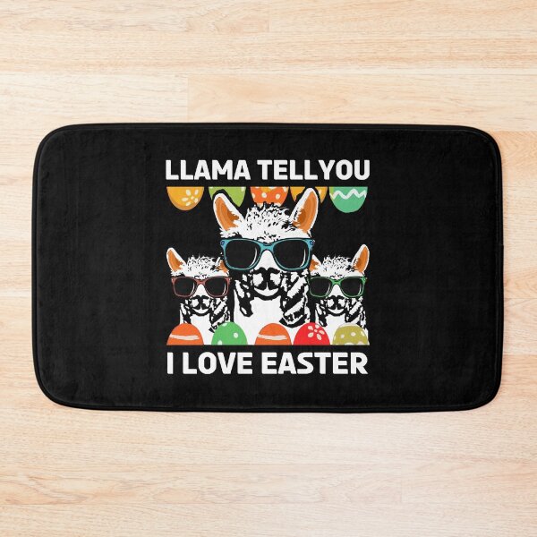 Item preview, Llama Tell You I Love Easter Funny Cute Llama Design designed and sold by Dmetalx Art Apparel.