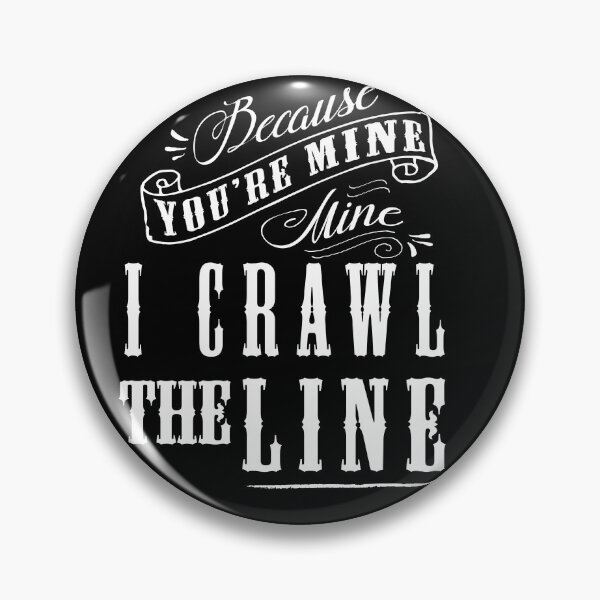 Item preview, I Crawl The Line, Johnny Cash Gift, Baby  designed and sold by DesireeNguyen.