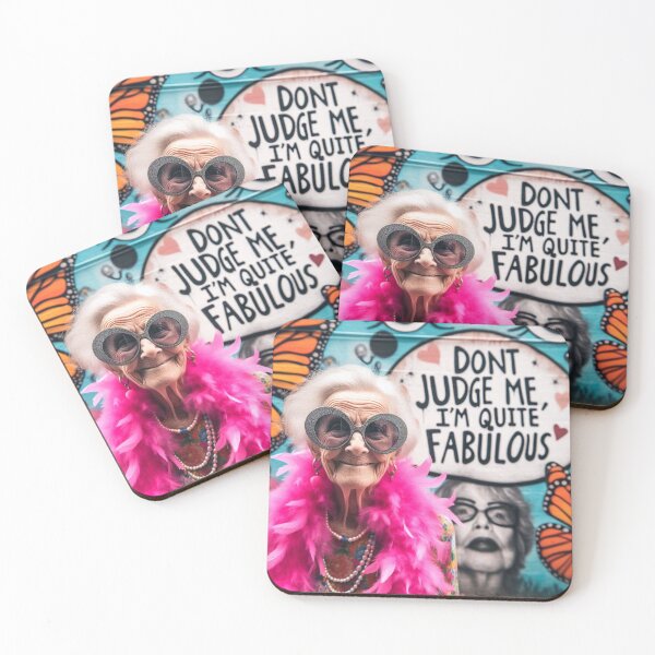 Item preview, Don't judge me I'm quite fabulous ,Unapologetically Fabulous designed and sold by Coollzone.