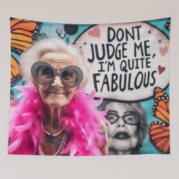 Item preview, Don't judge me I'm quite fabulous ,Unapologetically Fabulous designed and sold by Coollzone.
