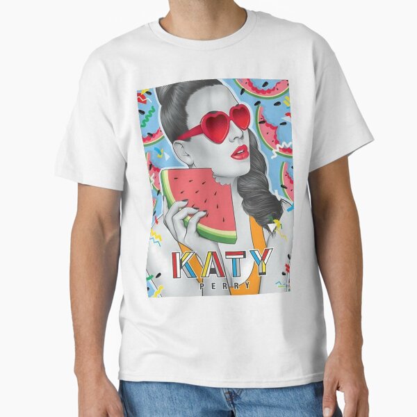 Item preview, Katy Perry Illustration - Wassermelonen-Sommermuster designed and sold by Vicky021.