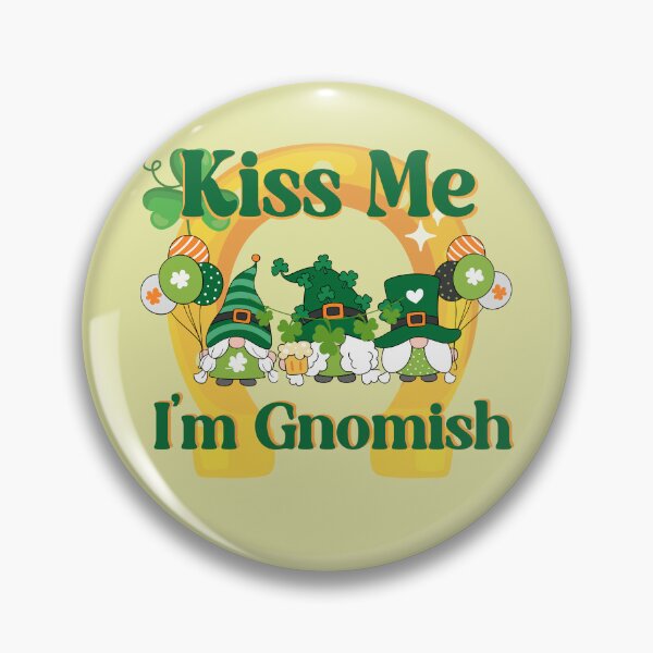 Item preview, Kiss Me I'm Gnomish: St. Patrick's Day Whimsy designed and sold by FaeryNuff.