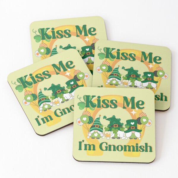 Item preview, Kiss Me I'm Gnomish: St. Patrick's Day Whimsy designed and sold by FaeryNuff.