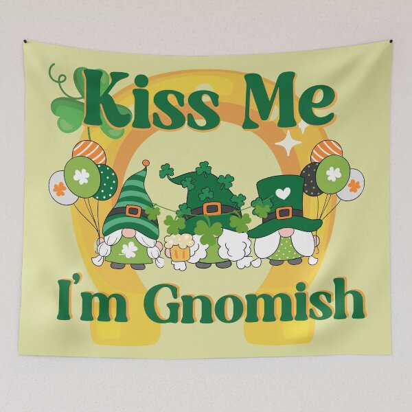 Artikelvorschau, Küss mich, ich bin ein Gnom: Laune zum St. Patrick's Day entworfen und verkauft von FaeryNuff.
