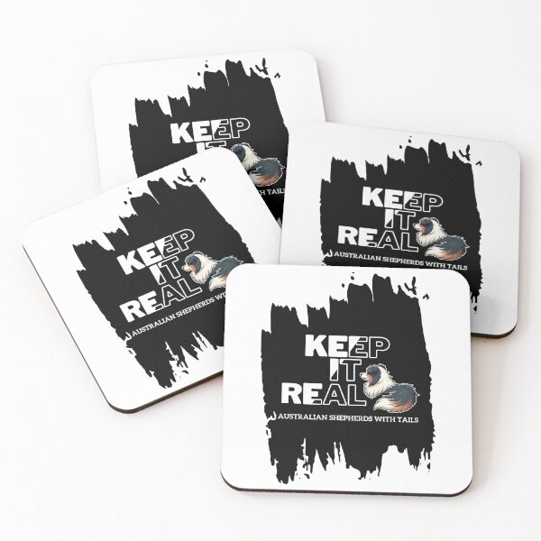 Item preview, Keep It Real Australian Shepherds with Tails designed and sold by AussieMomma.