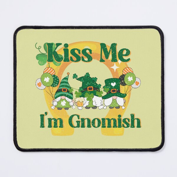 Item preview, Kiss Me I'm Gnomish: St. Patrick's Day Whimsy - Distressed designed and sold by FaeryNuff.