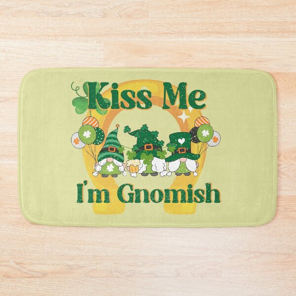 Item preview, Kiss Me I'm Gnomish: St. Patrick's Day Whimsy - Distressed designed and sold by FaeryNuff.