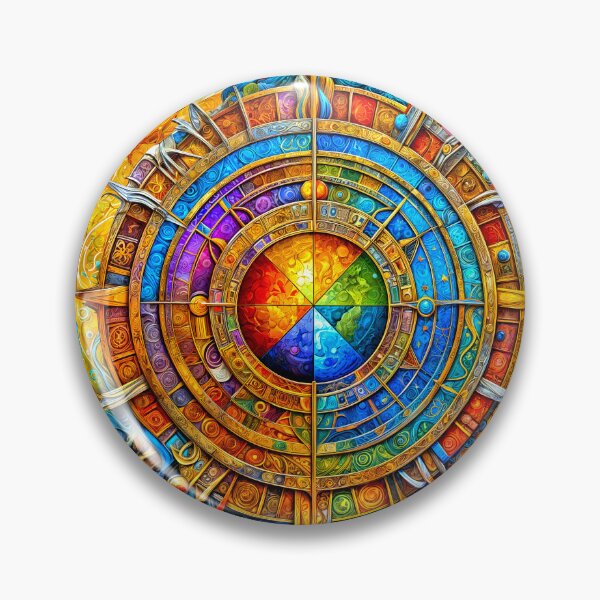 Item preview, The Astral Nexus - Wheel of Eternal Balance designed and sold by OvidiumArt.
