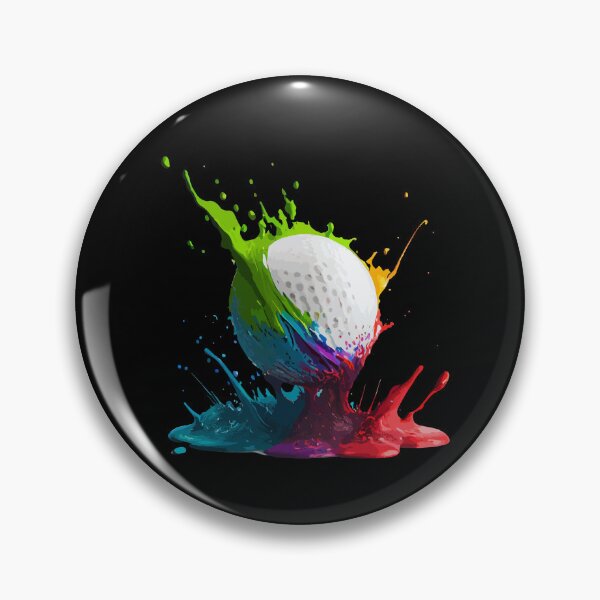 Item preview, Golf Ball Watercolor Golfer Golfing Splash Graphic designed and sold by Dressed For  Duty.