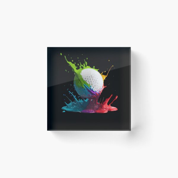 Item preview, Golf Ball Watercolor Golfer Golfing Splash Graphic designed and sold by Dressed For  Duty.
