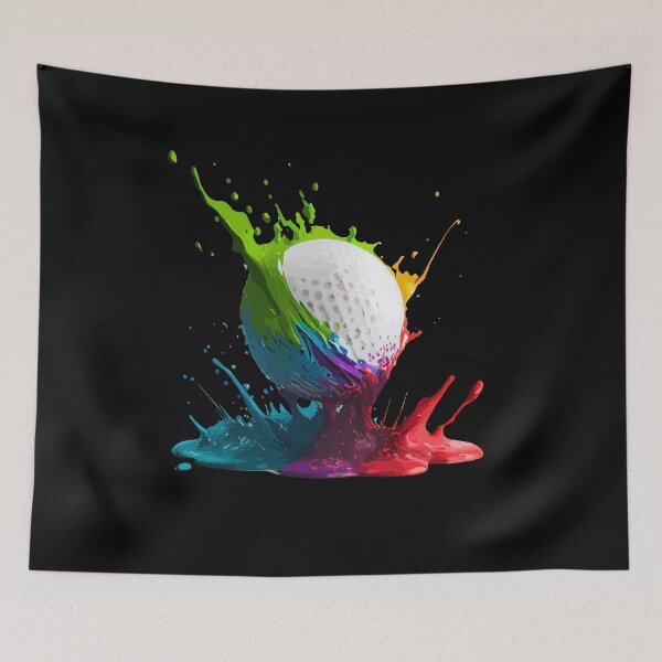Item preview, Golf Ball Watercolor Golfer Golfing Splash Graphic designed and sold by Dressed For  Duty.