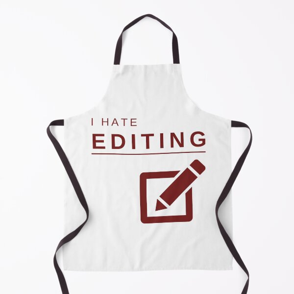 Item preview, I Hate Editing (Red) – Bold, Funny, and Relatable Minimalist Design designed and sold by mrddst.