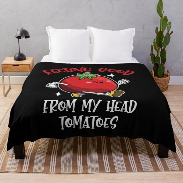 Item preview, Feeling Good From My Head Tomatoes Vegan Veggies Lover designed and sold by Dressed For Duty.