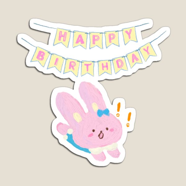 Item preview, Happy Birthday Bunny designed and sold by marixdigital.