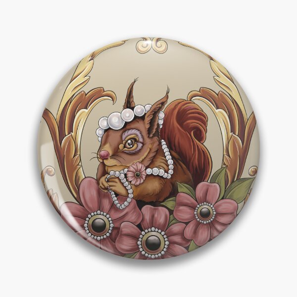 Item preview, Ink Craft Pearl Squirrel  designed and sold by Charli-InkCraft.