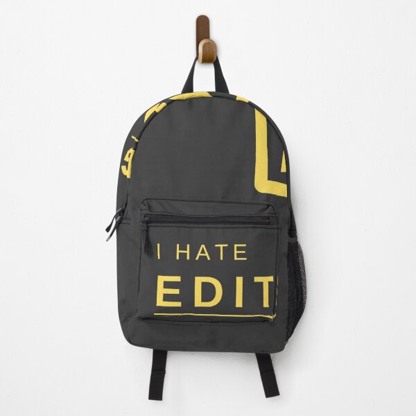 Item preview, I Hate Editing (Yellow) – Bold, Funny, and Relatable Minimalist Design designed and sold by mrddst.