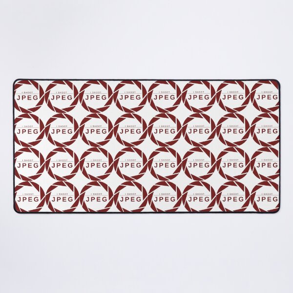Item preview, I Shoot JPEG (Red) – Minimalist Photography Statement Design designed and sold by mrddst.