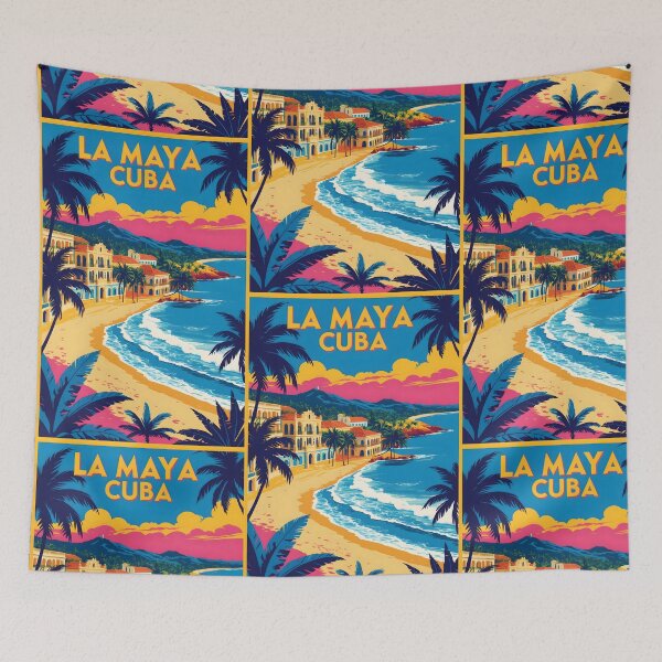 Aperçu de l'œuvre Tourisme de voyage vintage à La Maya Cuba créée et vendue par TravelersGems.