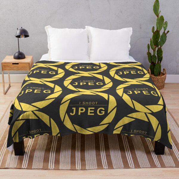 Item preview, I Shoot JPEG (Yellow) – Minimalist Photography Statement Design designed and sold by mrddst.