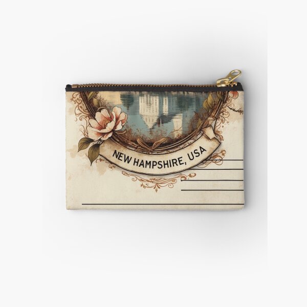 Item preview, New Hampshire USA Vintage Travel Retro Postcard Design designed and sold by TravelPostcardGems.