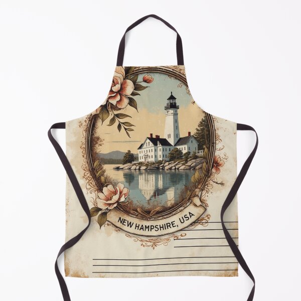 Item preview, New Hampshire USA Vintage Travel Retro Postcard Design designed and sold by TravelPostcardGems.