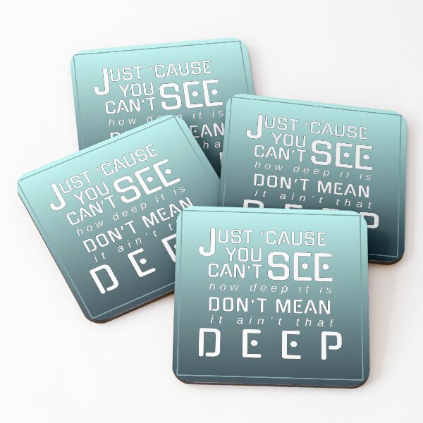 Item preview, it could be that deep!  designed and sold by ghostofxmas.
