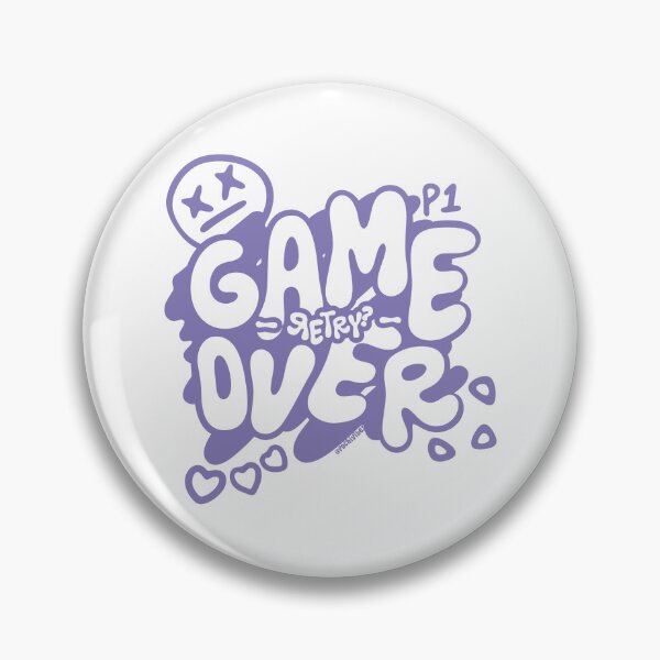 Item preview, Game Over. Retry? designed and sold by Pochi Vibes.