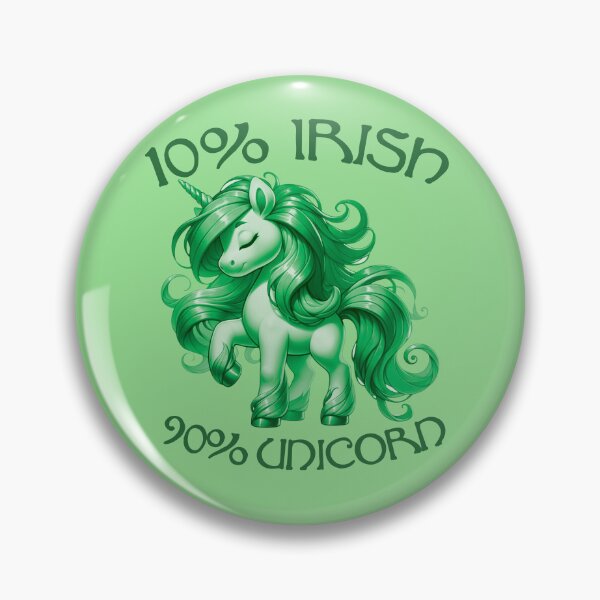 Item preview, 10% Irish, 90% Unicorn - Irish Magic - Unicorn Edition designed and sold by FaeryNuff.