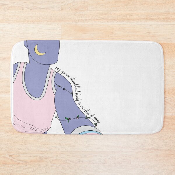 Item preview, My Queer, Disabled Body Is Worthy Of Care designed and sold by SpoonsAndRoses.