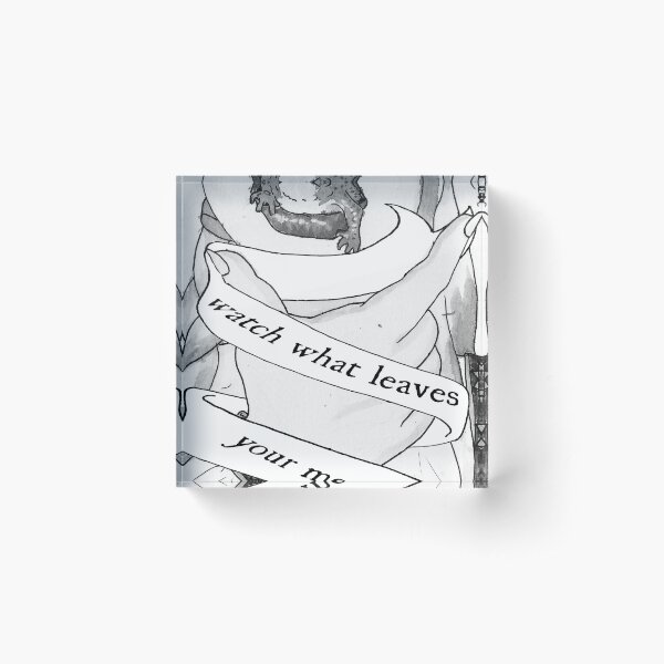 Item preview, Watch what leaves your mouth. designed and sold by KittywitchArt.