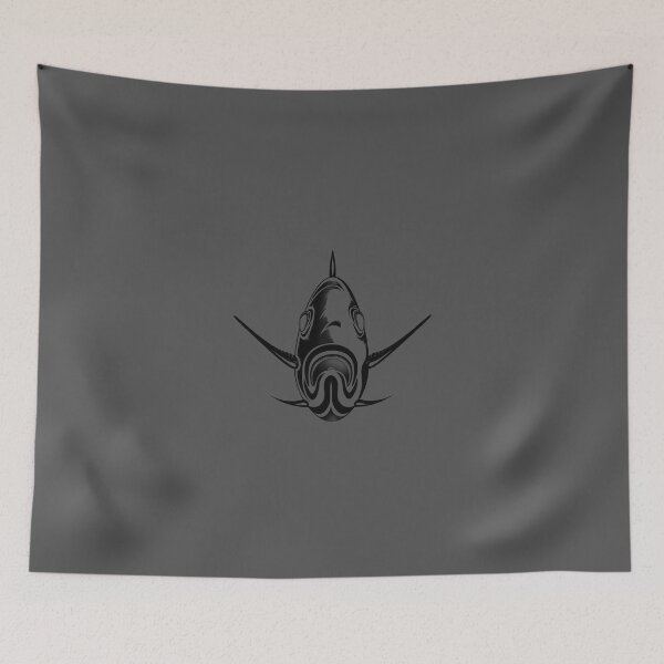 Item preview, Ulua Fish Black Graphic designed and sold by 3ZCREW.