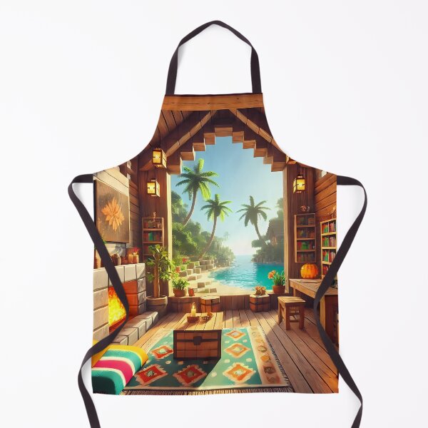 Item preview, Minecraft cozy beach art designed and sold by Psychacharm.