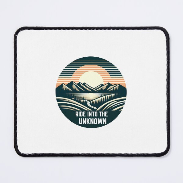 Item preview, Ride Into The Unknown Mountain Biking designed and sold by Be-Adventurous.