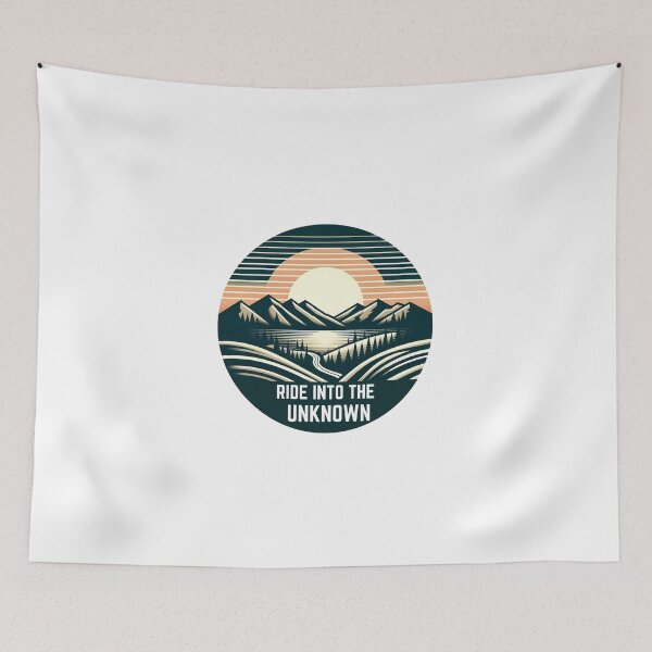 Item preview, Ride Into The Unknown Mountain Biking designed and sold by Be-Adventurous.