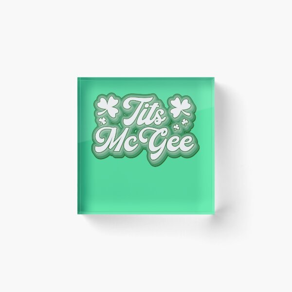 Item preview, Funny St Patrick Day Gift for Girl Tits McGee Shirt St Patrick Day Shirt for Her Day Drinking Shirt Let's Get Lucked Up Shirt Shamrock Tee designed and sold by Adonalyn.