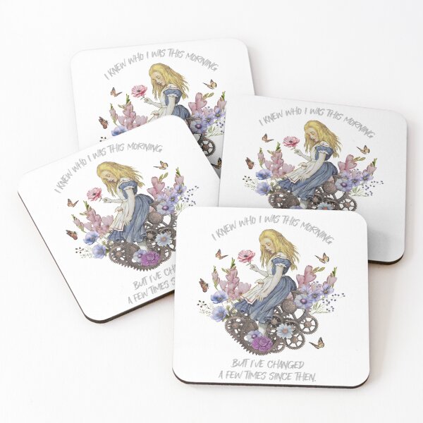 Item preview, Alice in Wonderlan "I Knew" Quote designed and sold by maryedenoa.