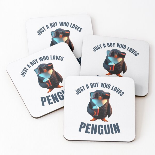 Item preview, Just a Boy who loves Penguin designed and sold by 87-Aesthetics.