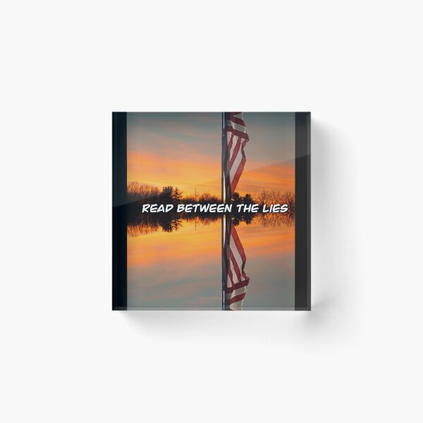Item preview, Read Between the Lies, Protest Art, Satirical Truth & Anti- Establishment Design  designed and sold by aadventures.