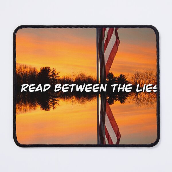 Item preview, Read Between the Lies, Protest Art, Satirical Truth & Anti- Establishment Design designed and sold by aadventures.